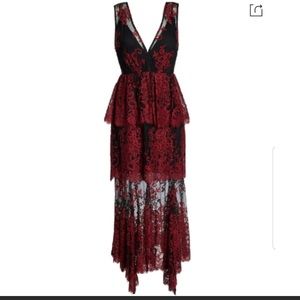 Wayf The Brooklyn Tiered Gown/Dress In size Medium